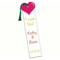 Wedding Heart Bookmark w/ Tassel